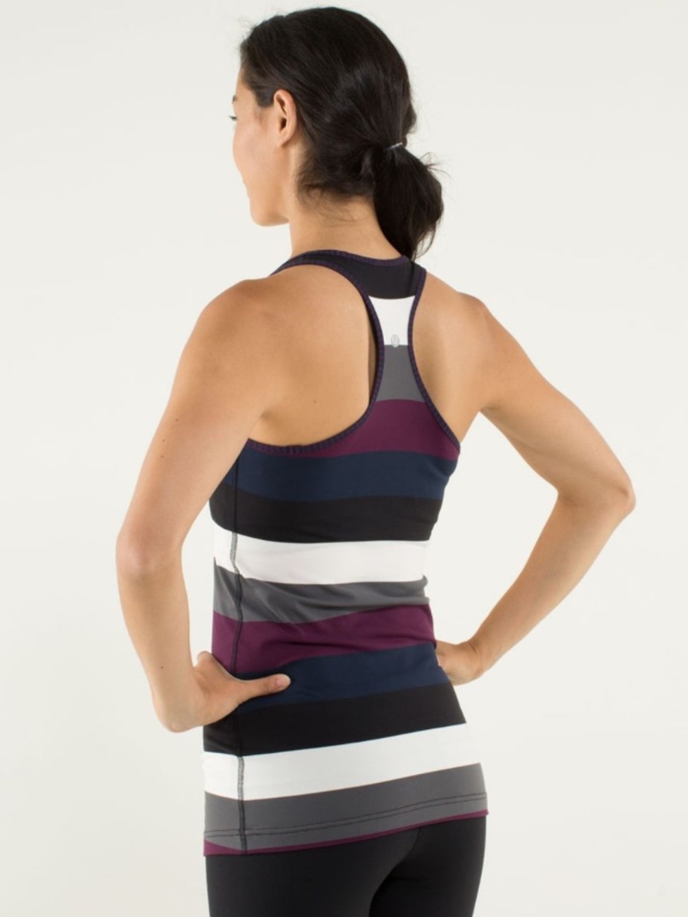 Lululemon Cool Racerback
Pow Stripe Angel Wing / Hyper Stripe Plum